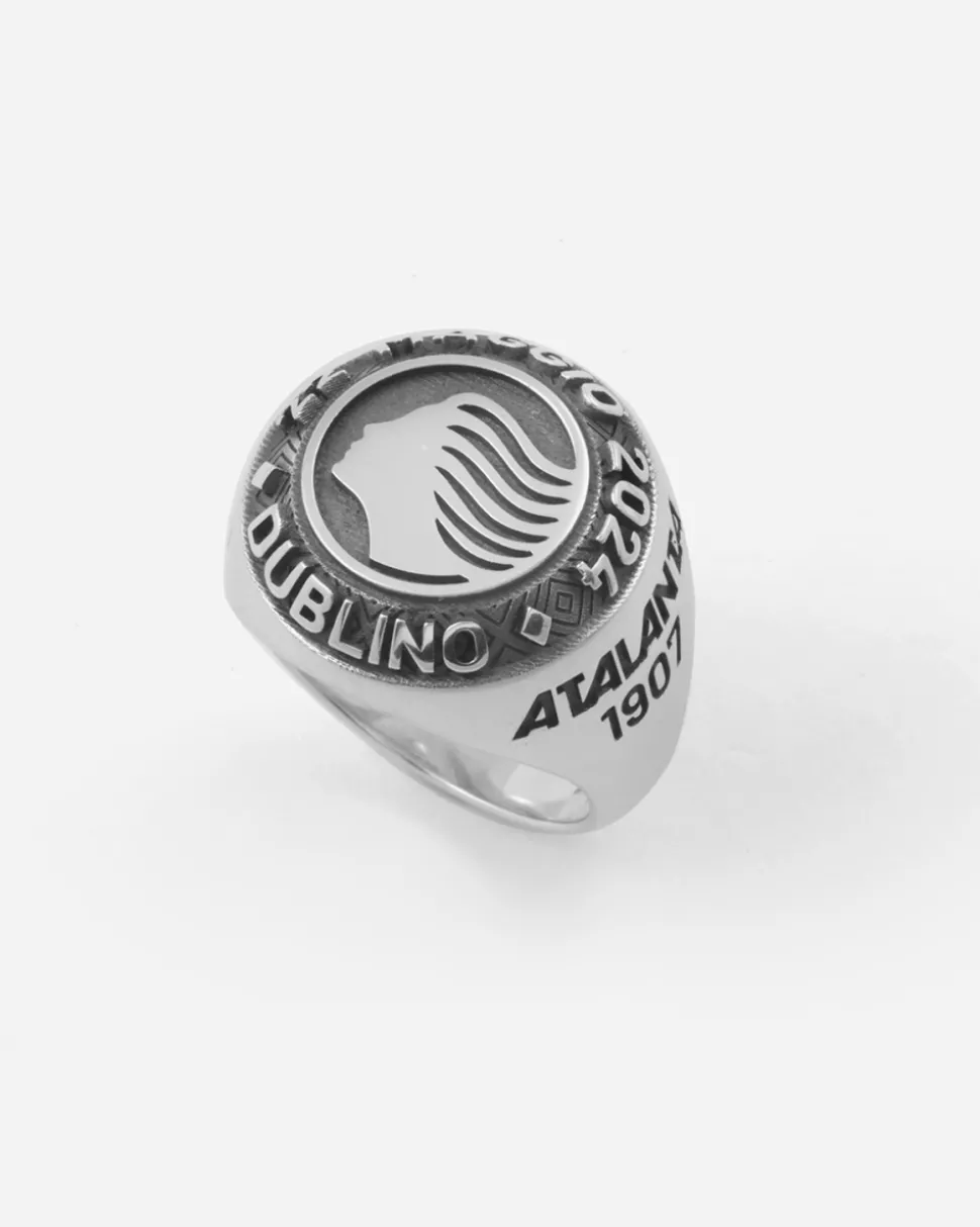 ANELLO CELEBRATIVO ATALANTA CAMPIONE D'EUROPA IN ARGENTO