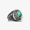 ANELLO CELEBRATIVO TONDO PERSONALIZZABILE IN ARGENTO