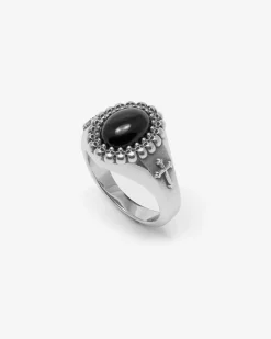 ANELLO CHEVALIER BLACK FATE CON TESCHI E CROCI GOTICHE