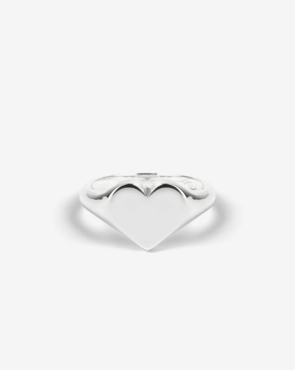 ANELLO CHEVALIER CUORE IN ARGENTO