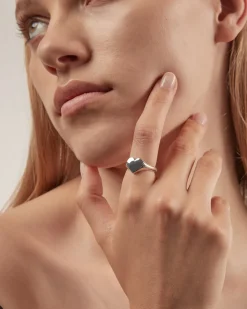 ANELLO CHEVALIER CUORE LISCIO PERSONALIZZATO CON INCISIONE