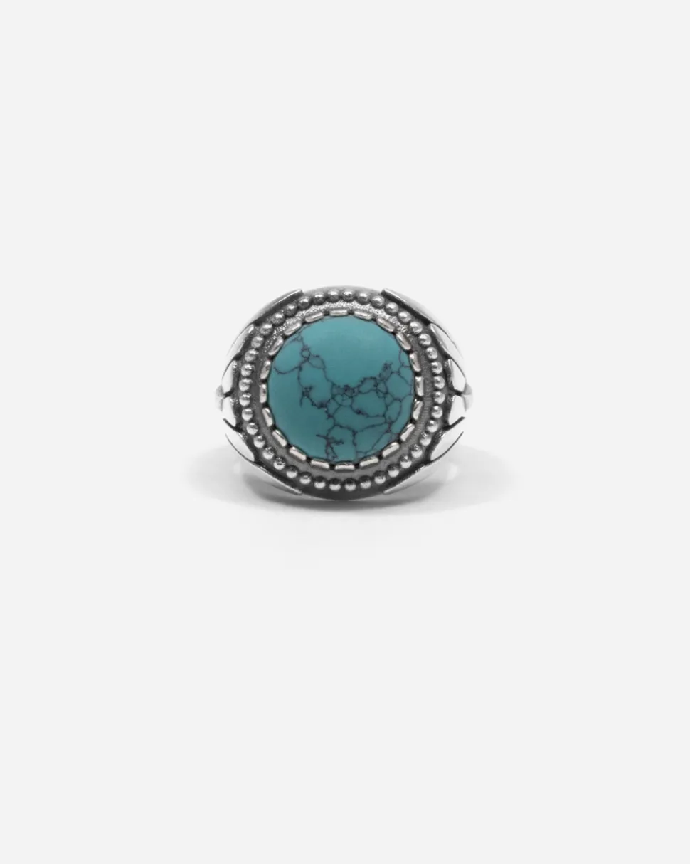 ANELLO CHEVALIER IONICO II CON PIETRA TURCHESE