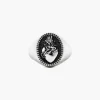 ANELLO CHEVALIER OVALE CUORE SACRO