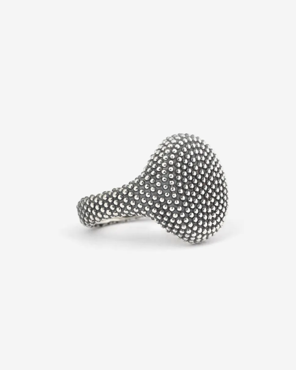 ANELLO CHEVALIER OVALE PICCOLO PUNTINATO