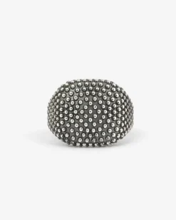 ANELLO CHEVALIER QUADRATO PUNTINATO