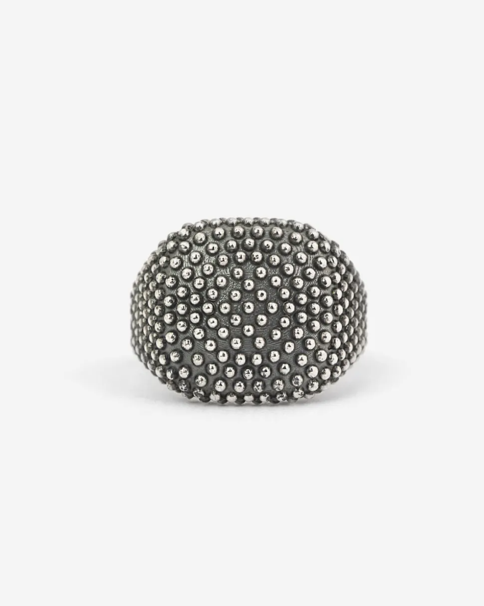 ANELLO CHEVALIER QUADRATO PUNTINATO