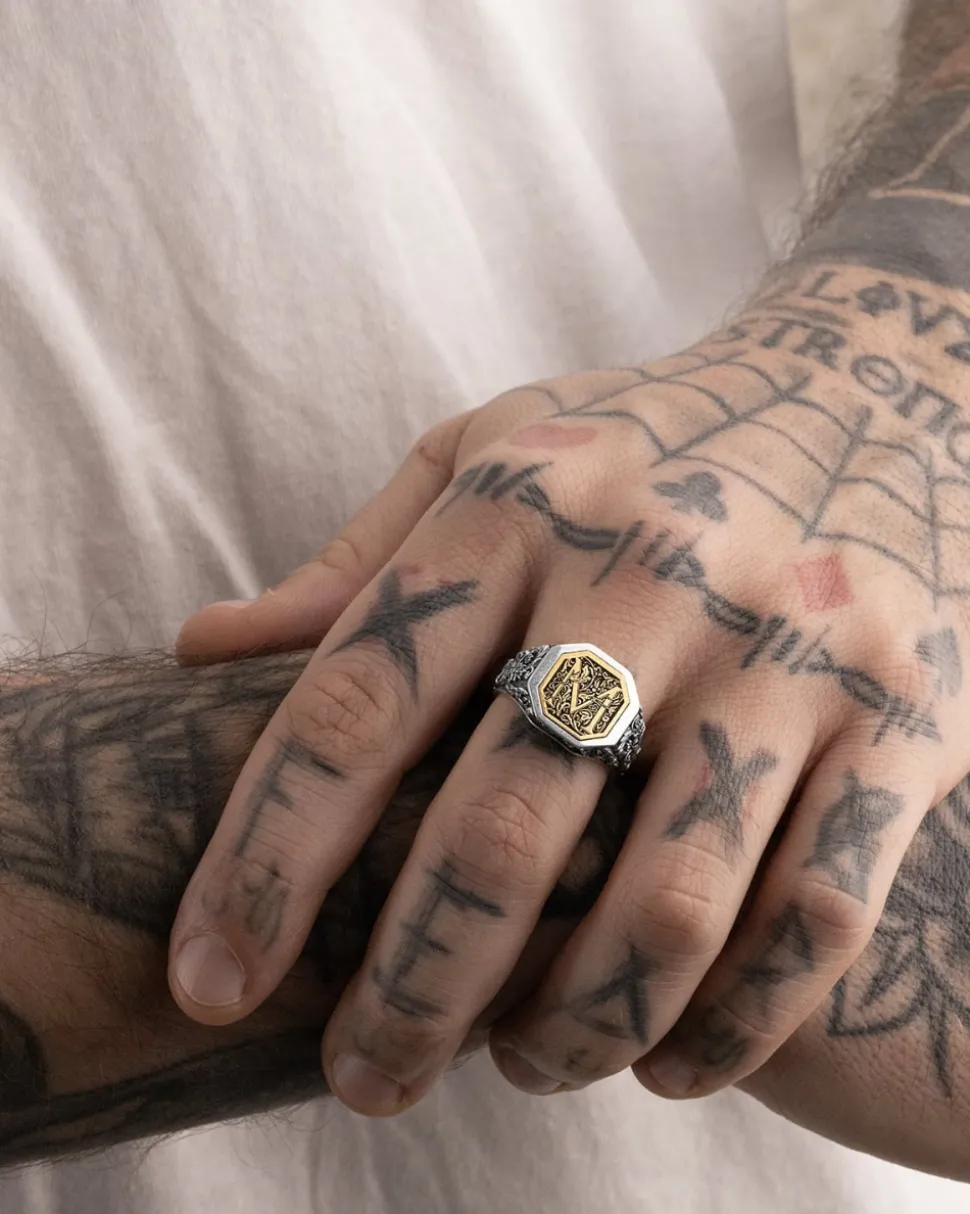 ANELLO CHEVALIER ROMEO CON INCISIONE PERSONALIZZATA