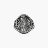 ANELLO CHEVALIER SANTA MUERTE IN ARGENTO