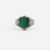 ANELLO CHEVALIER SCUDO IN ARGENTO