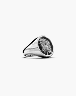 ANELLO CHEVALIER TONDO LISCIO CON DECORO PERSONALIZZABILE