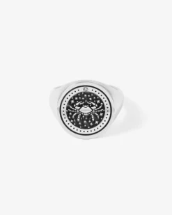 ANELLO CHEVALIER TONDO PERSONALIZZABILE CON SEGNI ZODIACALI