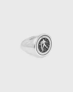 ANELLO CHEVALIER TONDO PERSONALIZZABILE CON SEGNI ZODIACALI