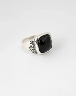 ANELLO CHEVALIER VISION OF SUPER CON PIETRA NERA