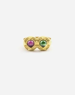 ANELLO DIEU ET LE ROI PLACCATO ORO