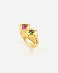 ANELLO DIEU ET LE ROI PLACCATO ORO