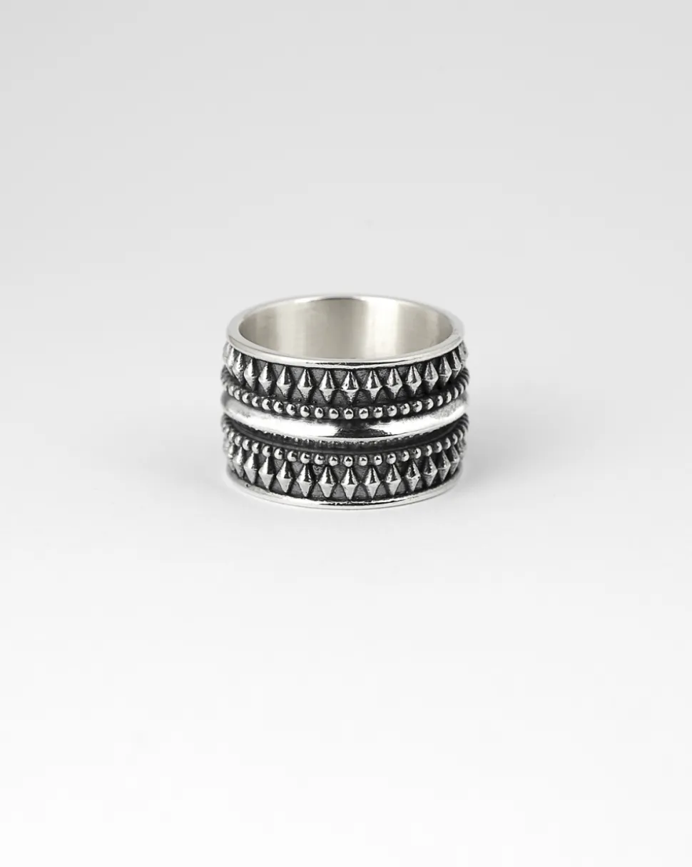 ANELLO FASCIA DECORATA ETNICA