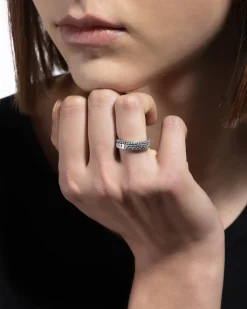 ANELLO FEDE GRUMETTA OPPOSITE IN ARGENTO
