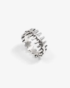 ANELLO FEDE OSSEUS IN ARGENTO