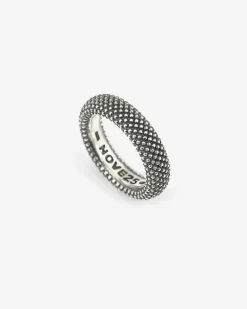 ANELLO FEDE PUNTINATA IN ARGENTO