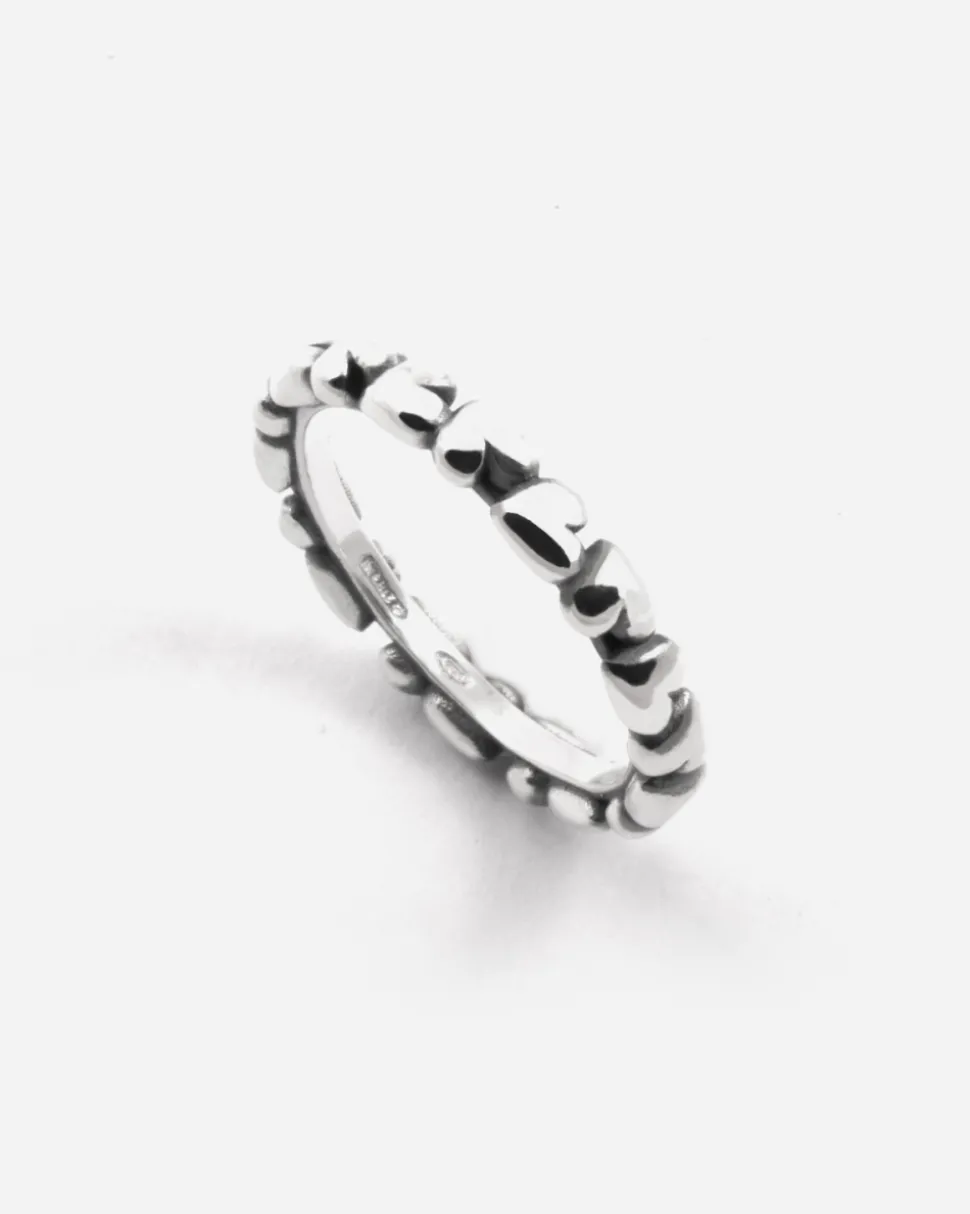 ANELLO FEDINA MATCHY CON PATTERN CUORI IN ARGENTO