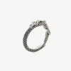 ANELLO FEDINA SERPENTE CON OCCHI CON BRILLANTI VERDI