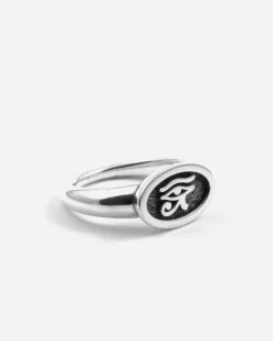 ANELLO FEDONA EYE OF HORUS IN ARGENTO