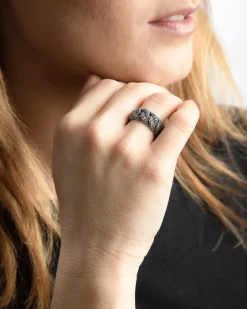 ANELLO GRUMETTA PICCOLA PUNTINATA