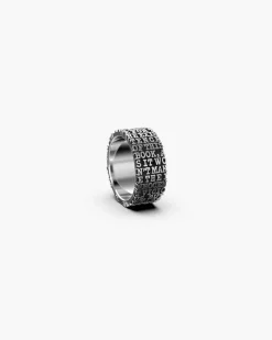 ANELLO LYRICS VERTICALE CON TESTO PERSONALIZZABILE