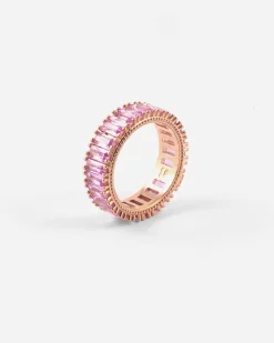 ANELLO PINK GARLAND PLACCATO ORO ROSA CON BRILLANTI