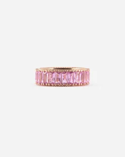 ANELLO PINK GARLAND PLACCATO ORO ROSA CON BRILLANTI