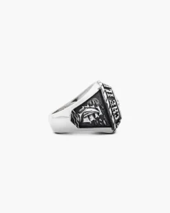 ANELLO ROSA DEI VENTI TRADITIONAL IN ARGENTO