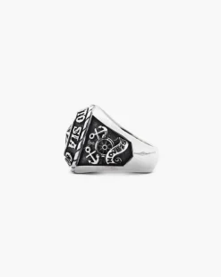 ANELLO ROSA DEI VENTI TRADITIONAL IN ARGENTO