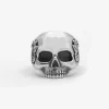 ANELLO TESCHIO BAROQUE IN ARGENTO