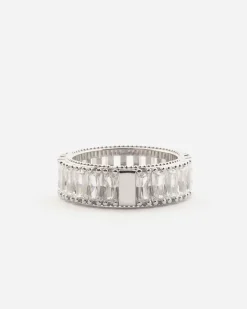 ANELLO WHITE GARLAND IN ARGENTO CON BRILLANTI