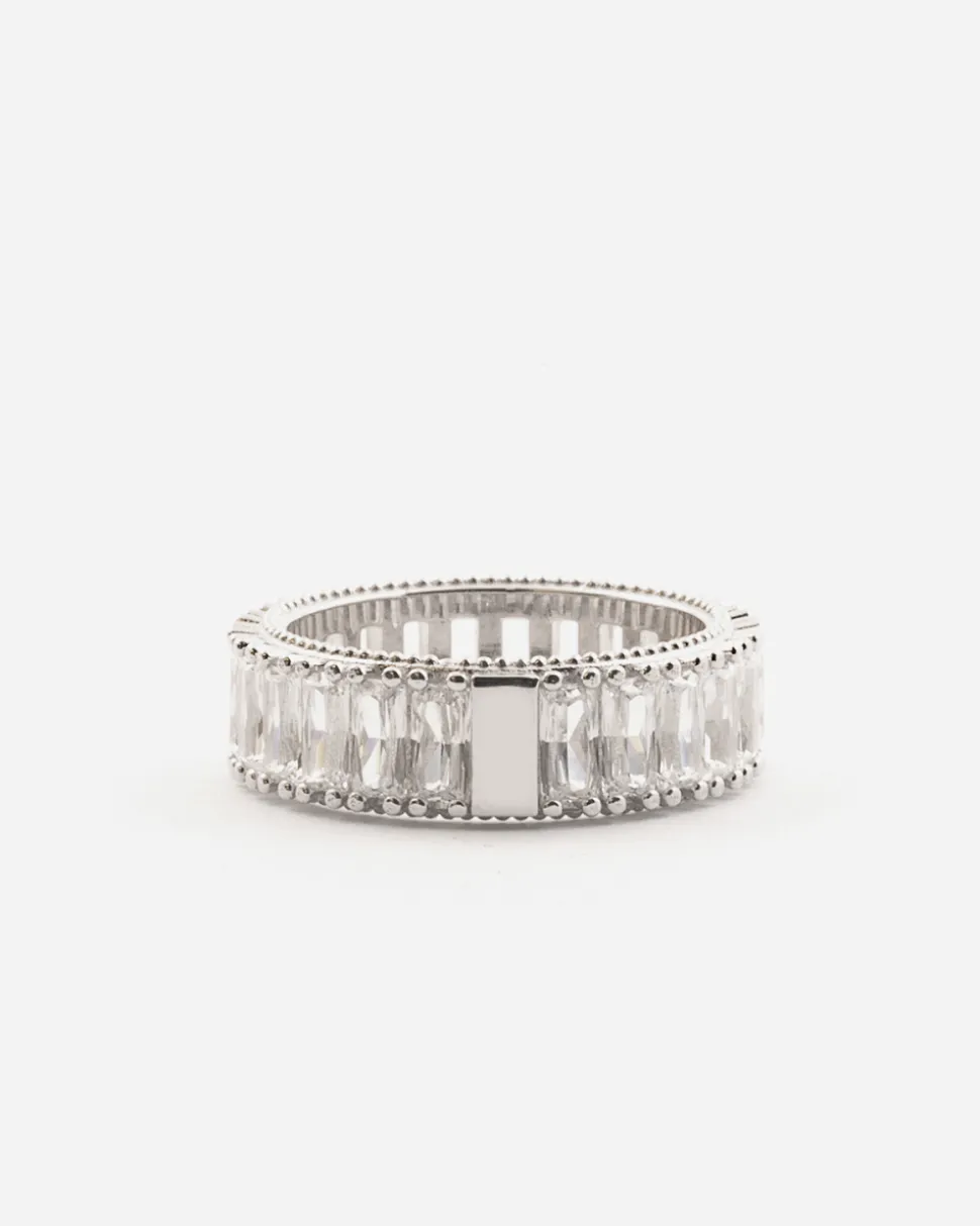 ANELLO WHITE GARLAND IN ARGENTO CON BRILLANTI
