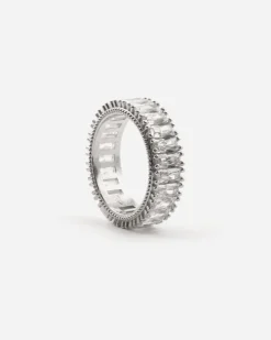 ANELLO WHITE GARLAND IN ARGENTO CON BRILLANTI