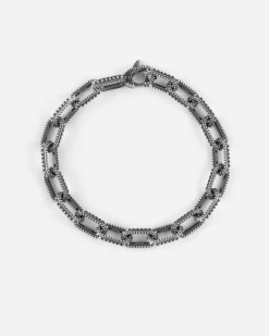 BRACCIALE CATENA PUNKISH IN ARGENTO
