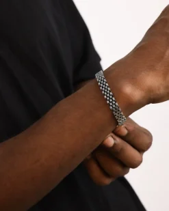 BRACCIALE CINTURINO OROLOGIO IN ARGENTO