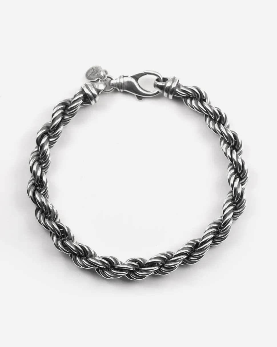 BRACCIALE CORDA LIGHT 150 IN ARGENTO