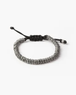 BRACCIALE CORDA MAGLINE TORCHON IN ARGENTO