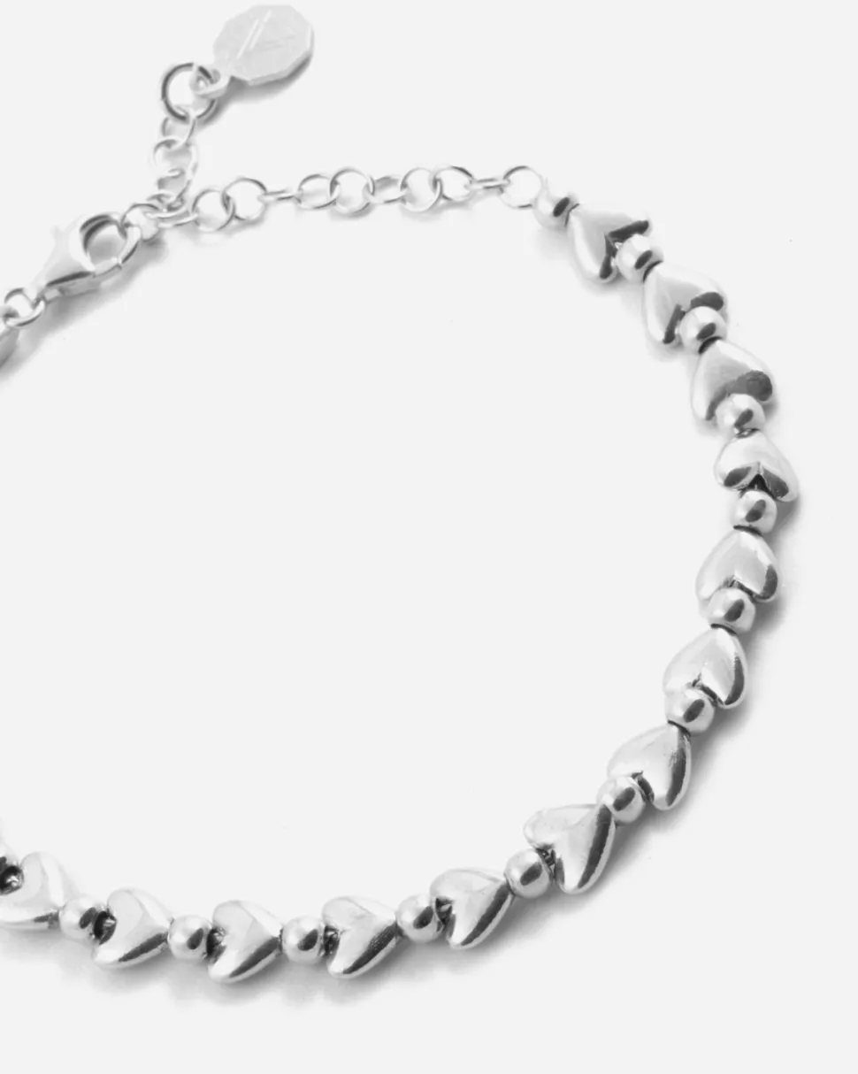 BRACCIALE CUORI SILVER MATCHY IN ARGENTO