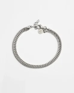 BRACCIALE DUE FILI GRUMETTA E CODA DI VOLPE