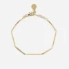 BRACCIALE GOLDEN BARS PLACCATO ORO