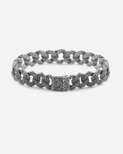 BRACCIALE GRUMETTA FOGLIE IN ARGENTO
