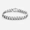 BRACCIALE GRUMETTA QUADRATA FILO 300 IN ARGENTO