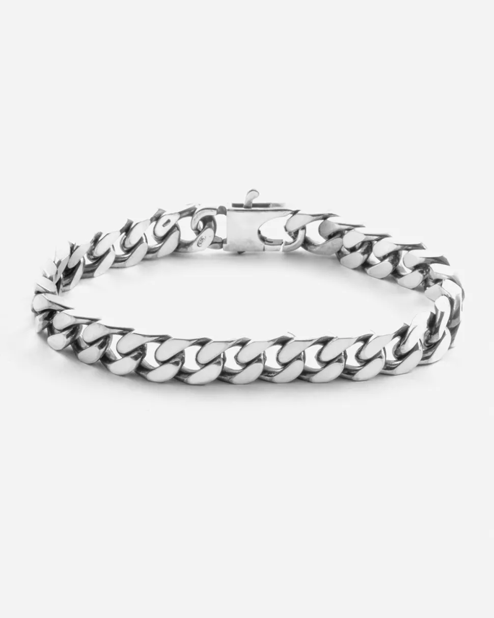 BRACCIALE GRUMETTA QUADRATA FILO 300 IN ARGENTO