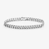 BRACCIALE GRUMETTA QUADRATA FILO 200 IN ARGENTO