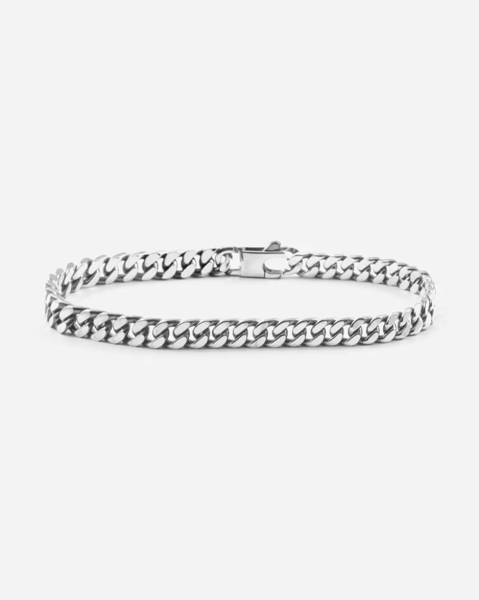 BRACCIALE GRUMETTA QUADRATA FILO 150 IN ARGENTO