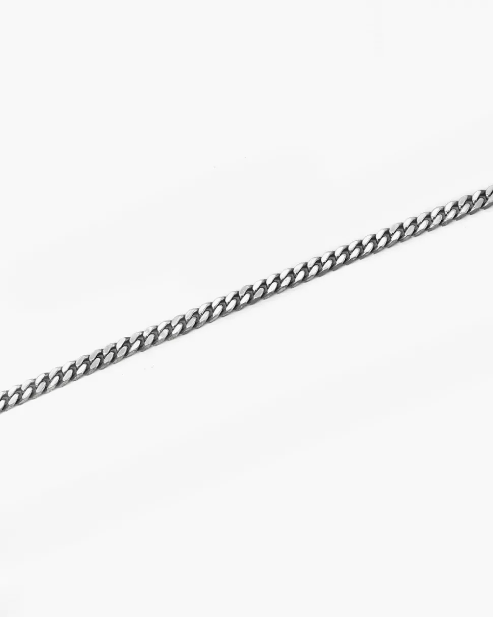 BRACCIALE GRUMETTA QUADRATA FILO 150 IN ARGENTO