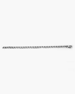 BRACCIALE GRUMETTA QUADRATA FILO 200 IN ARGENTO